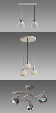 Šviestuvai virtuvės kambario lempos šiuolaikinės plafonds rutuliai Lenkija